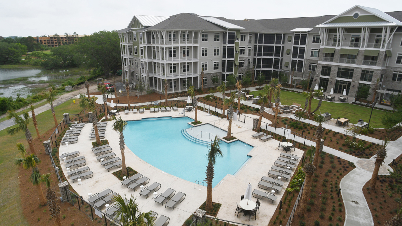 Check out the luxurious features at Water Walk at Shelter Cove