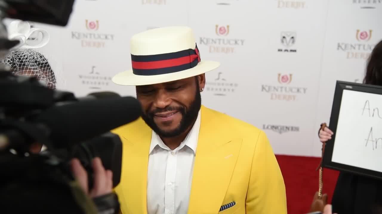 ‘Black-ish’ star says his outfit brings sunshine to a dreary Kentucky Derby day