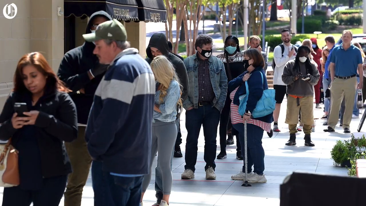 SouthPark Mall during the coronavirus pandemic