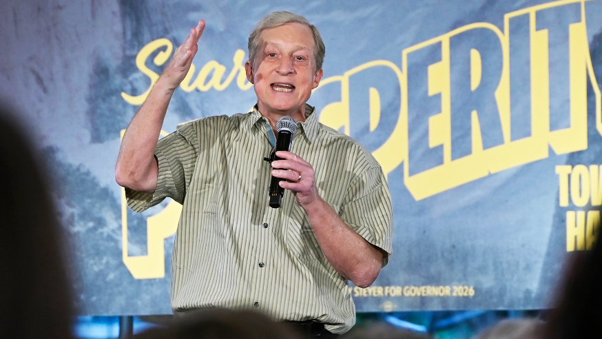 Tom Steyer answers criticism over past investment in private detention facilities