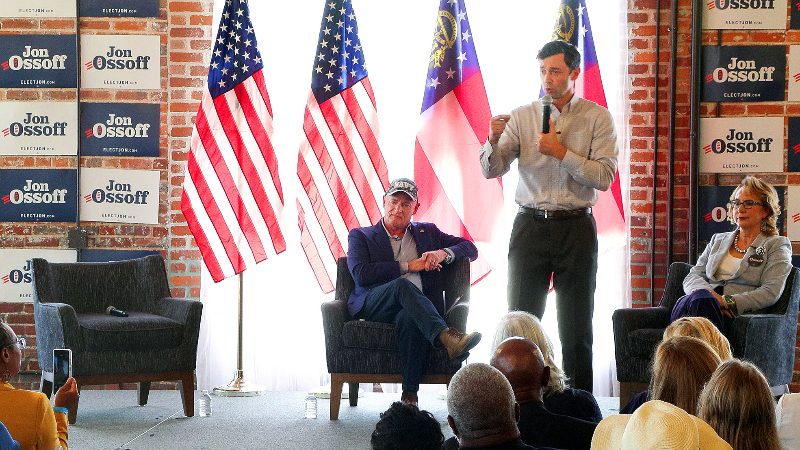 Jon Ossoff campaigns in Columbus as fall election looms on horizon