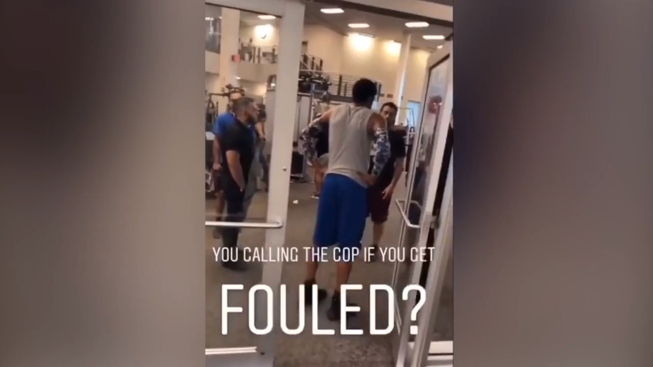 Basketball player calls 911 after hard foul in pickup game