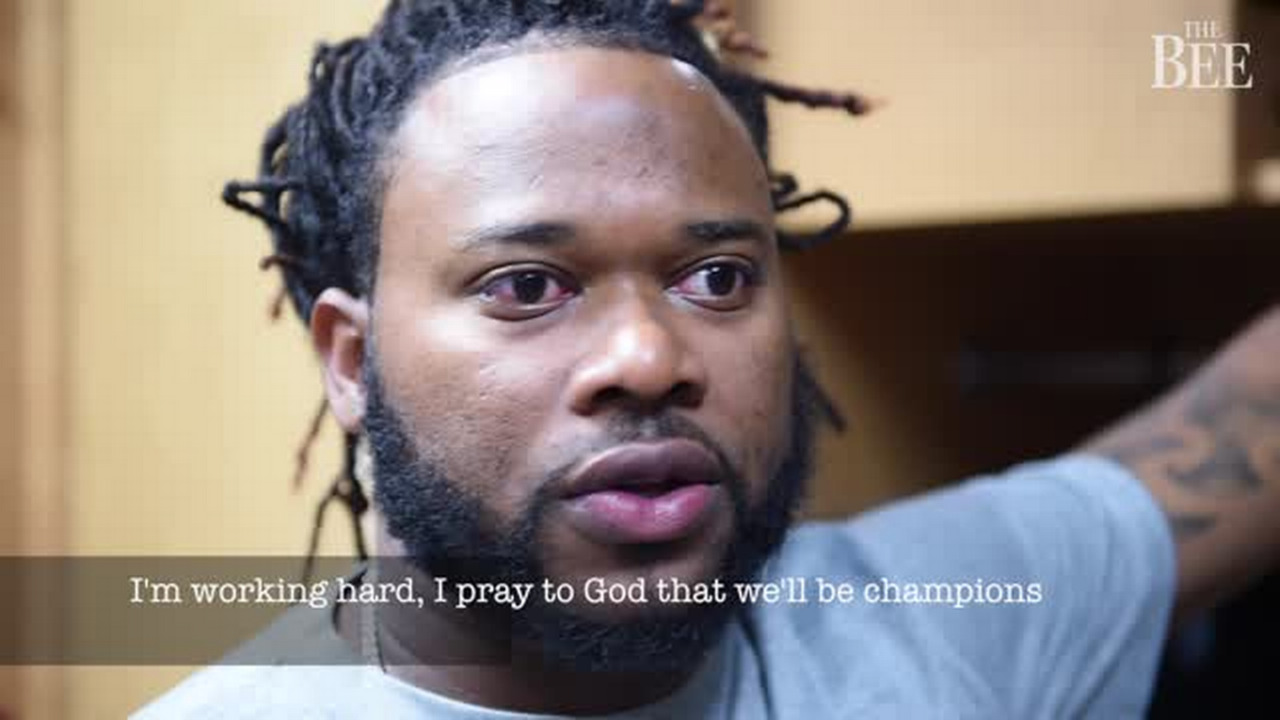 En Español, Giants pitcher Johnny Cueto chats about béisbol y caballos
