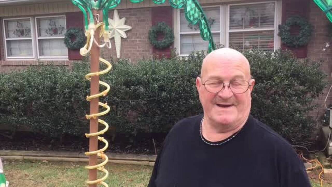 Spirited York survivor offers thanks with Christmas decor a year after dog attack