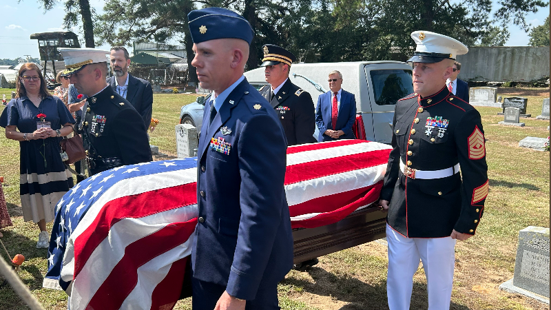 NC soldier missing in WW ll comes home to rural NC after 84 years