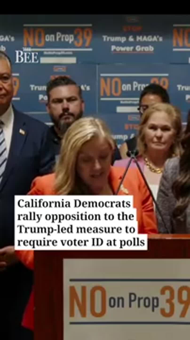 California Democrats rally opposition to Prop. 39 voter ID measure