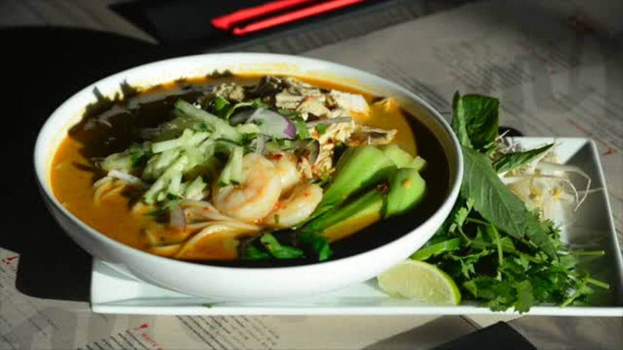 Making Curry Laksa at Co Charlotte