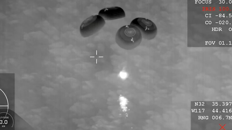 NASA Crew-11 splashes down off CA coast