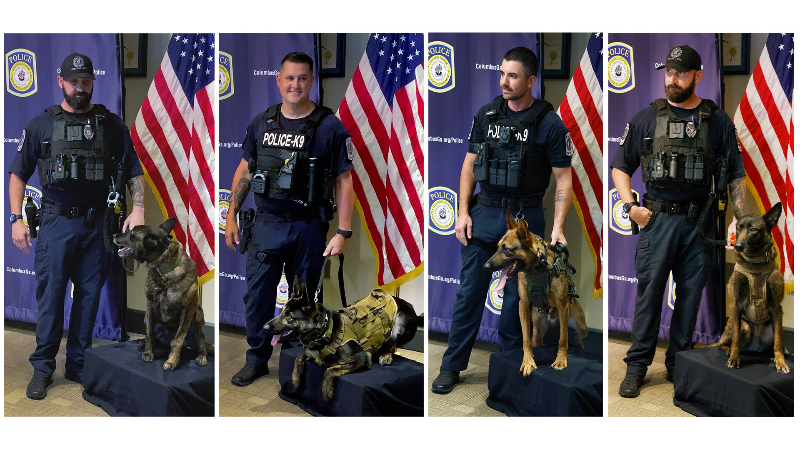 Meet the new canine officers now on the job with Columbus Police Department