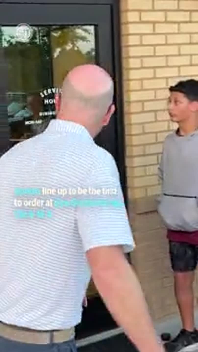 Dozens line up to be the first to order at new Ocean Springs Chick-fil-A