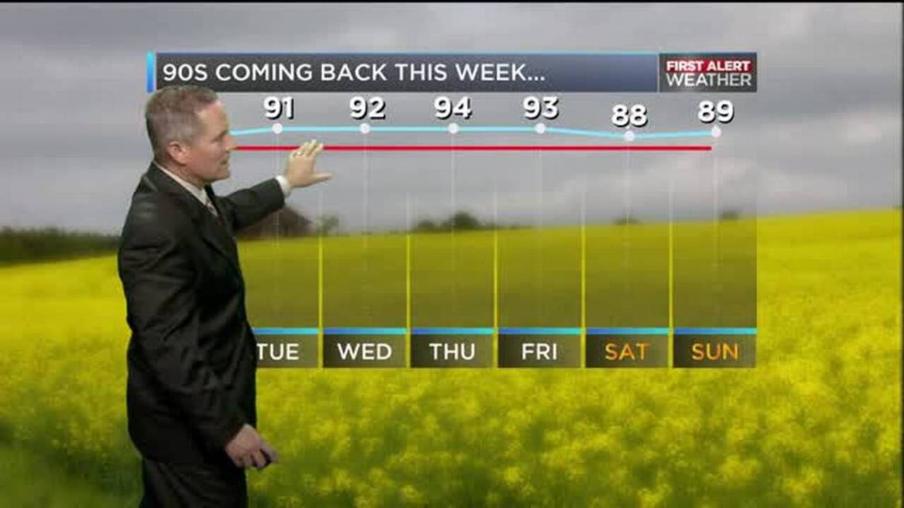 WBTV First Alert Weather forecast for 06.20.16