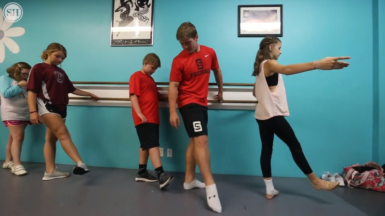 Football player says ‘Dance can make anybody happy’