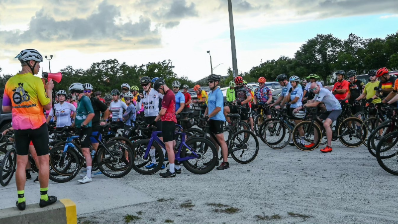 Local cycling club holds a 'Ride of Silence' to honor two cyclists killed