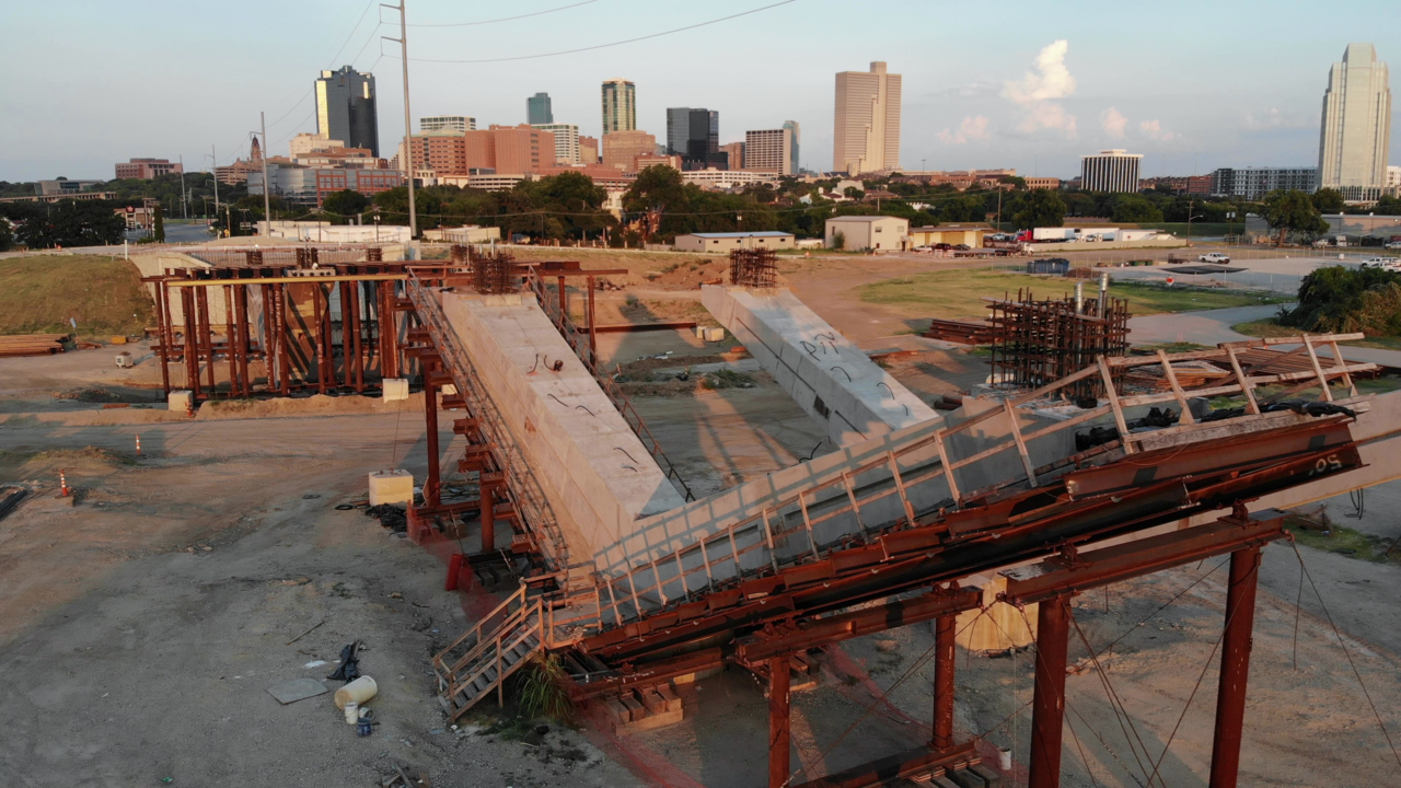Why is it taking so long to build those bridges over the Trinity River?