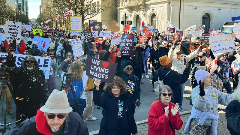 'Moral March' ends with rally at the State Capitol in Raleigh
