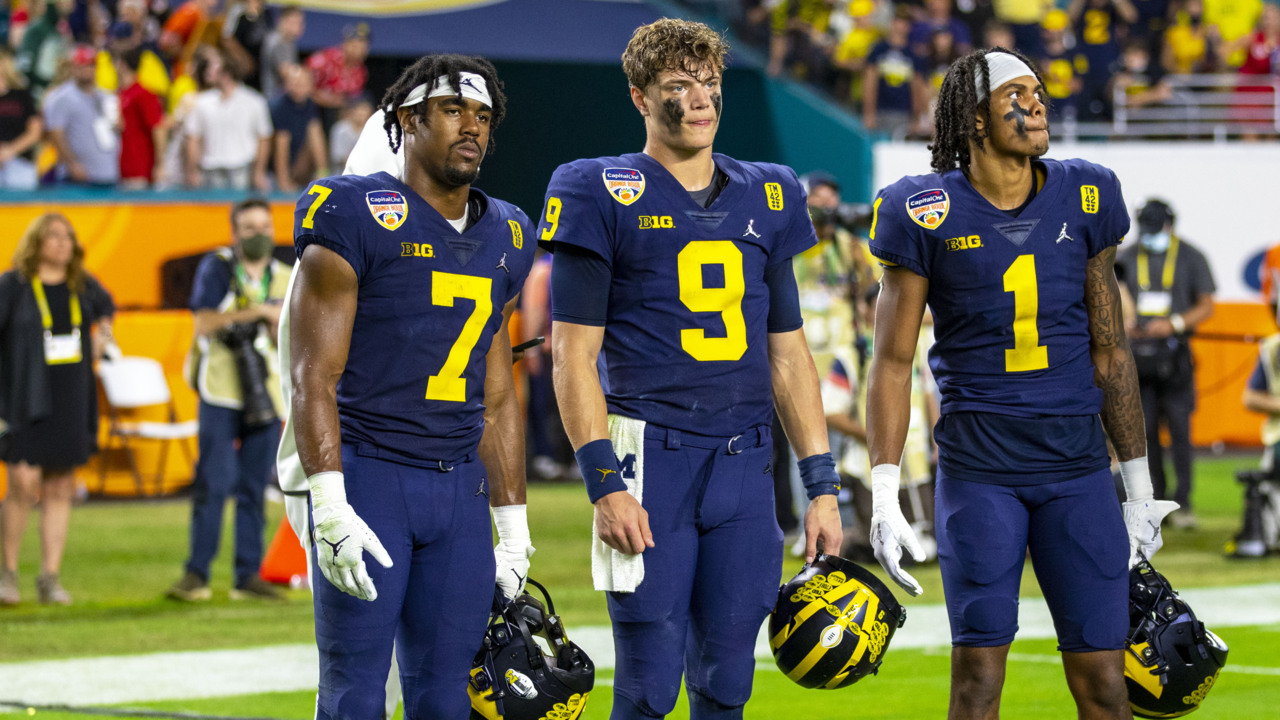 University of Michigan’s Jim Harbaugh on losing the Orange Bowl to Georgia