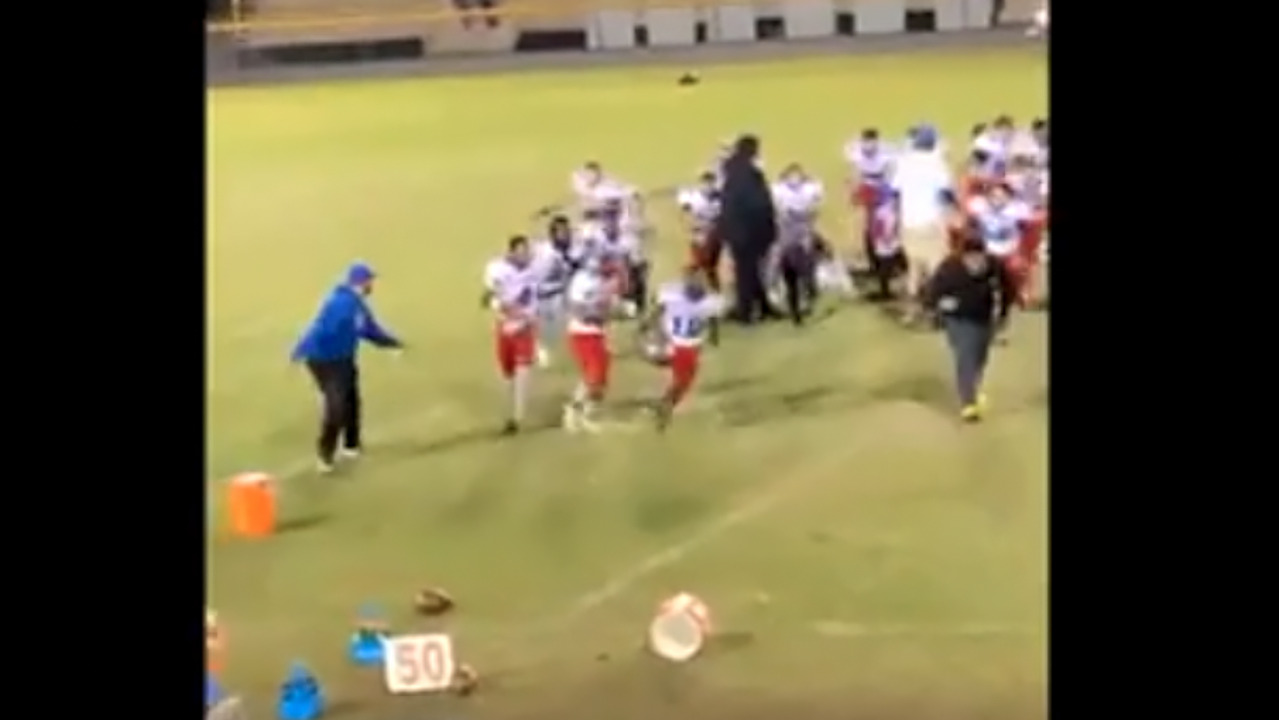 Players scramble as gunfire erupts during junior high football game In Lumberton