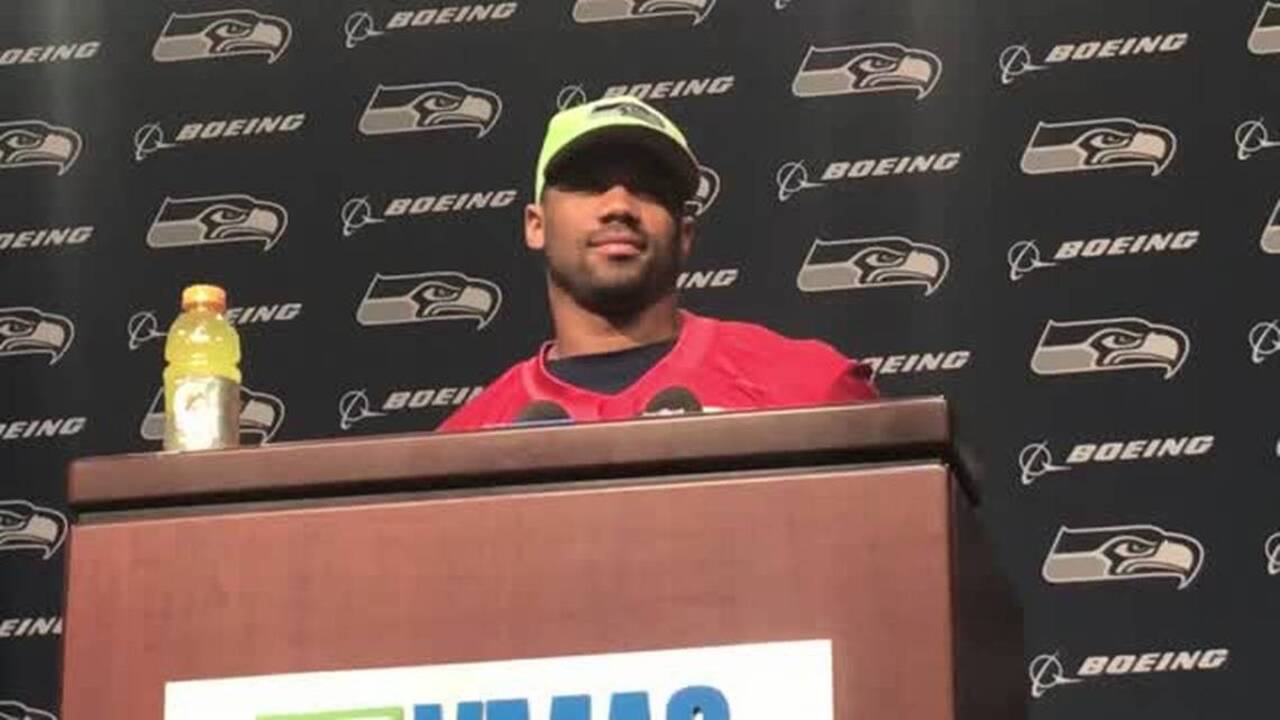 Russell Wilson on NFL fining Seahawks for him returning to game at Arizona