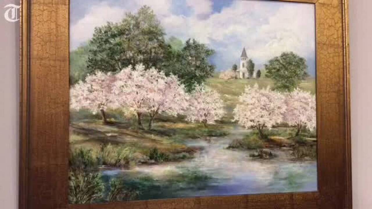Mystery solved of the unknown church in 2017 Cherry Blossom Festival artwork