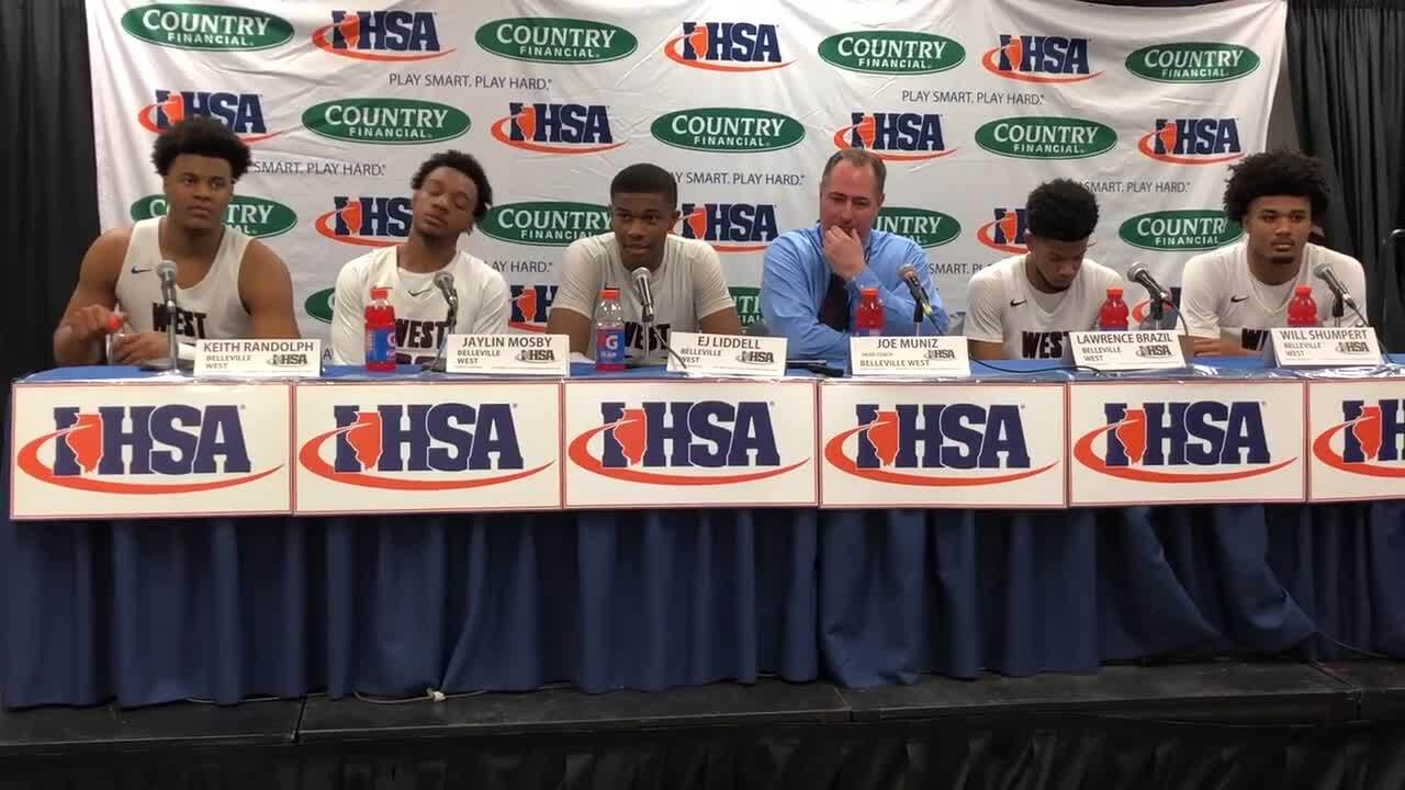 Belleville West semifinal press conference