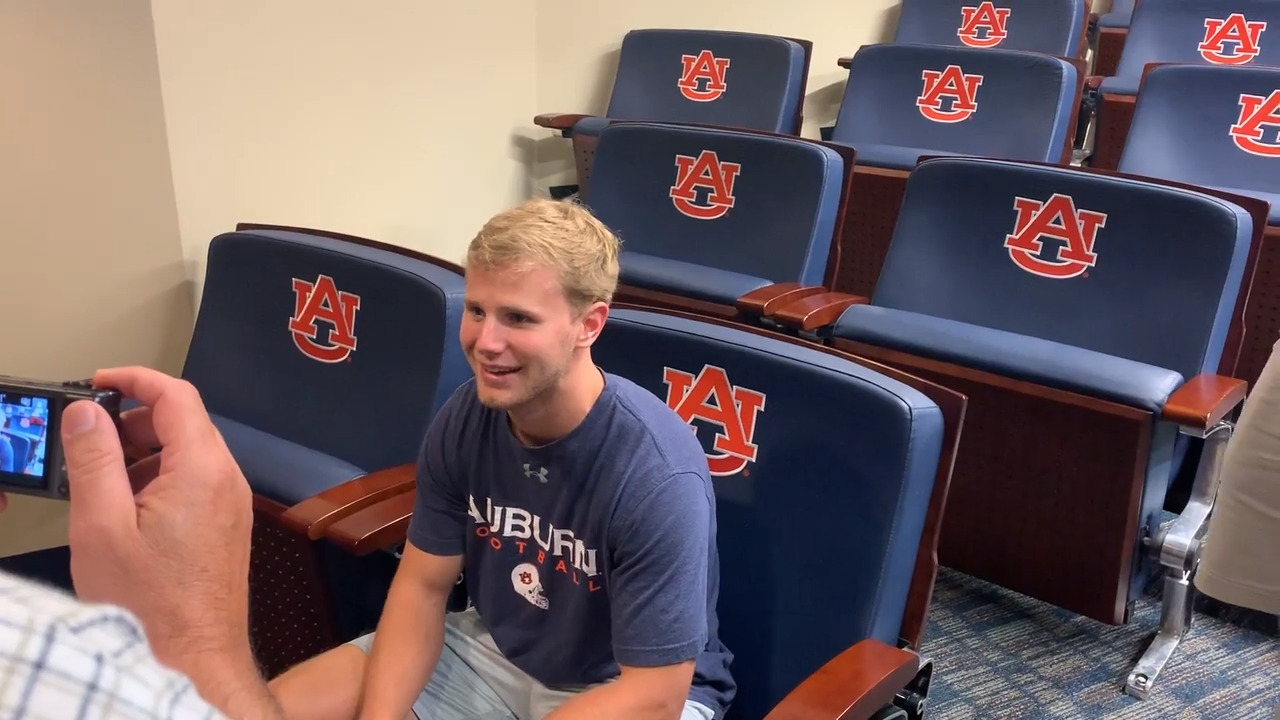 Will Hastings shares summer progress at Auburn’s opening practice