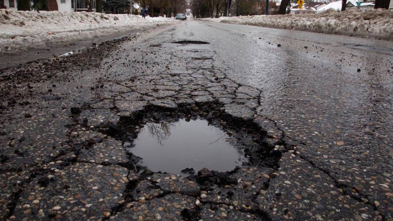 How potholes are formed