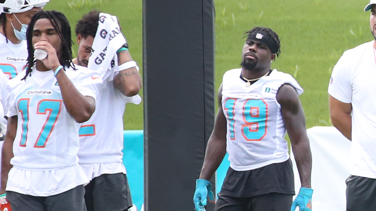 Dolphins’ WRs managing injuries. Not optimal, but it opens door for a couple of surprises