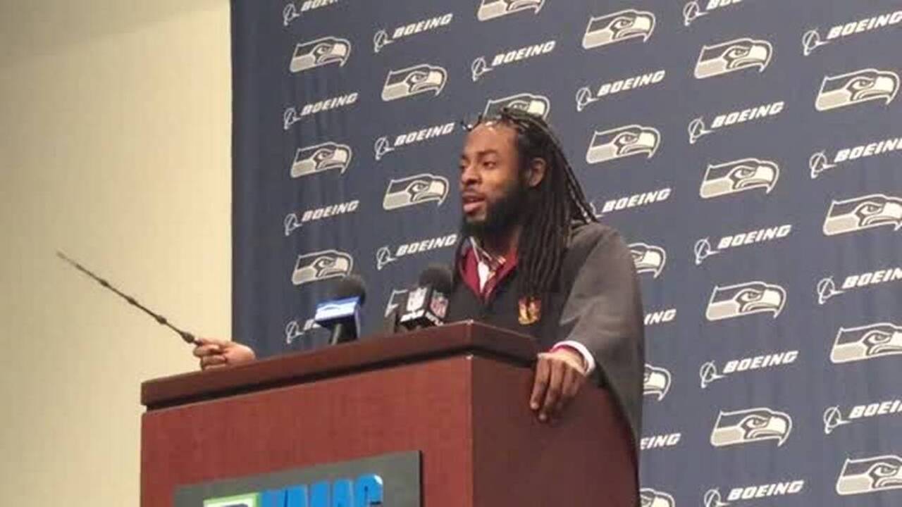 Richard Sherman goes full Harry Potter in Seahawks presser