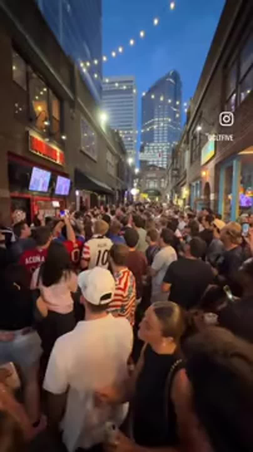 Watching World Cup at Brevard Court