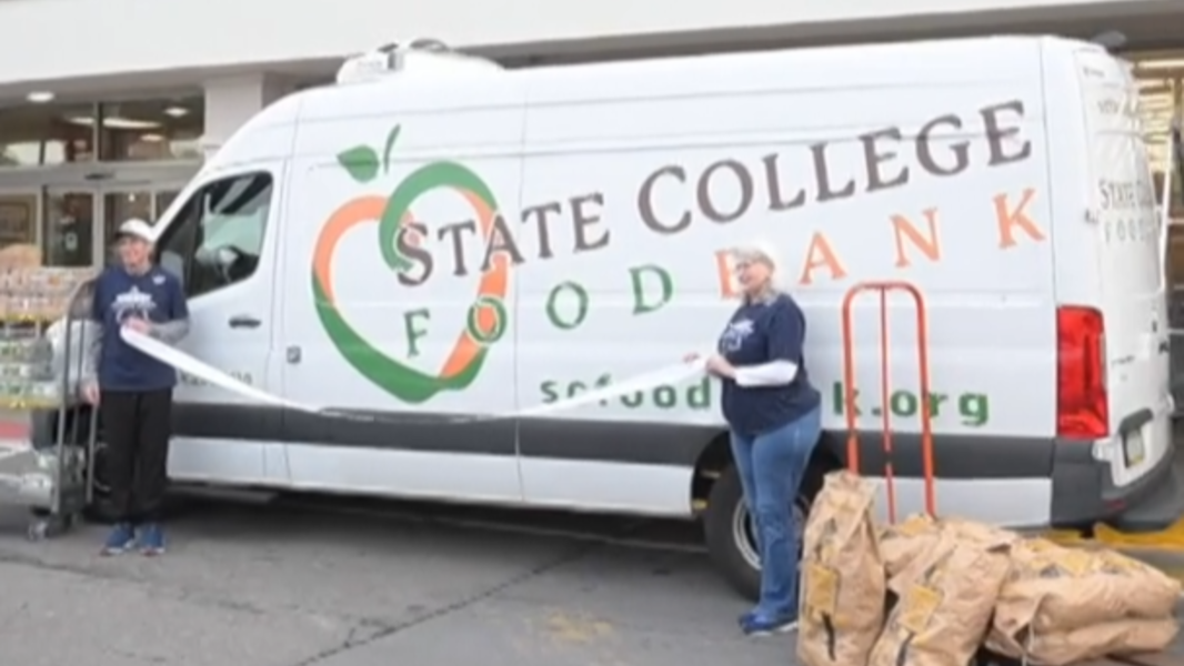 Tailgate group donates $2,500 worth of groceries to State College Food Bank