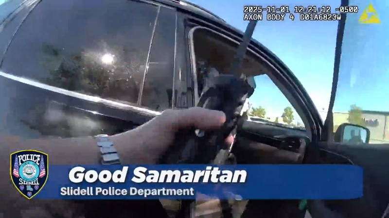 Good Samaritan serves as ride for Louisiana officer in police pursuit