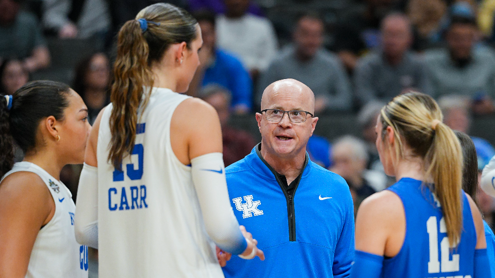 Kentucky volleyball coach Craig Skinner on Wrigley Field match