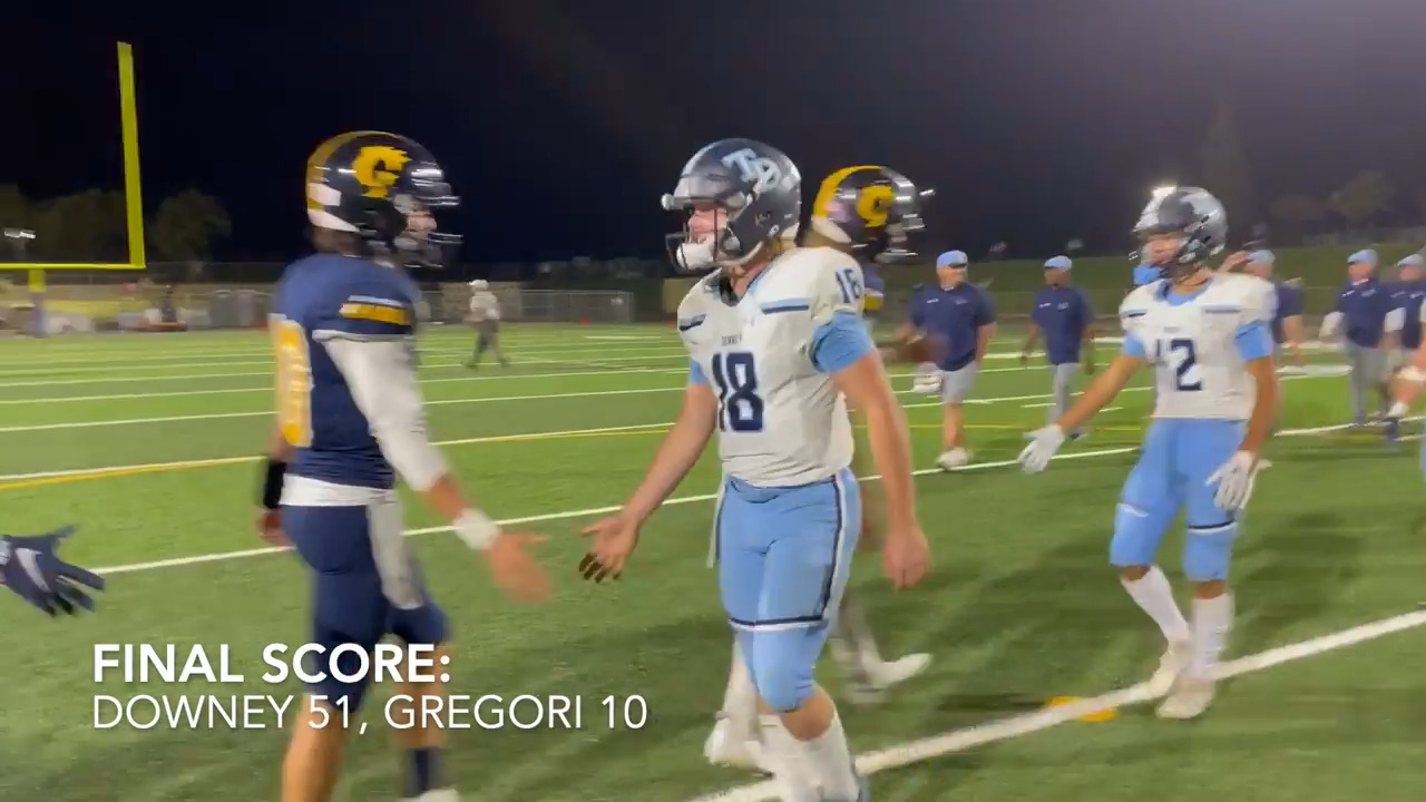 Downey cruises past Gregori, is just one win away from CCAL crown