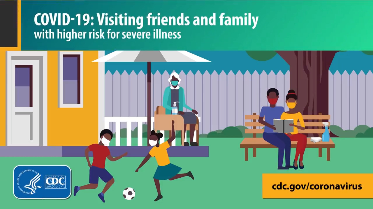 CDC guidelines on visiting those at higher risk of COVID-19 infection
