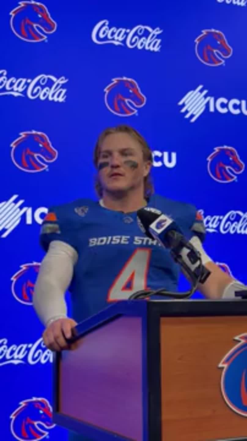 Boise State QB Maddux Madsen explains how the game has slowed down for him