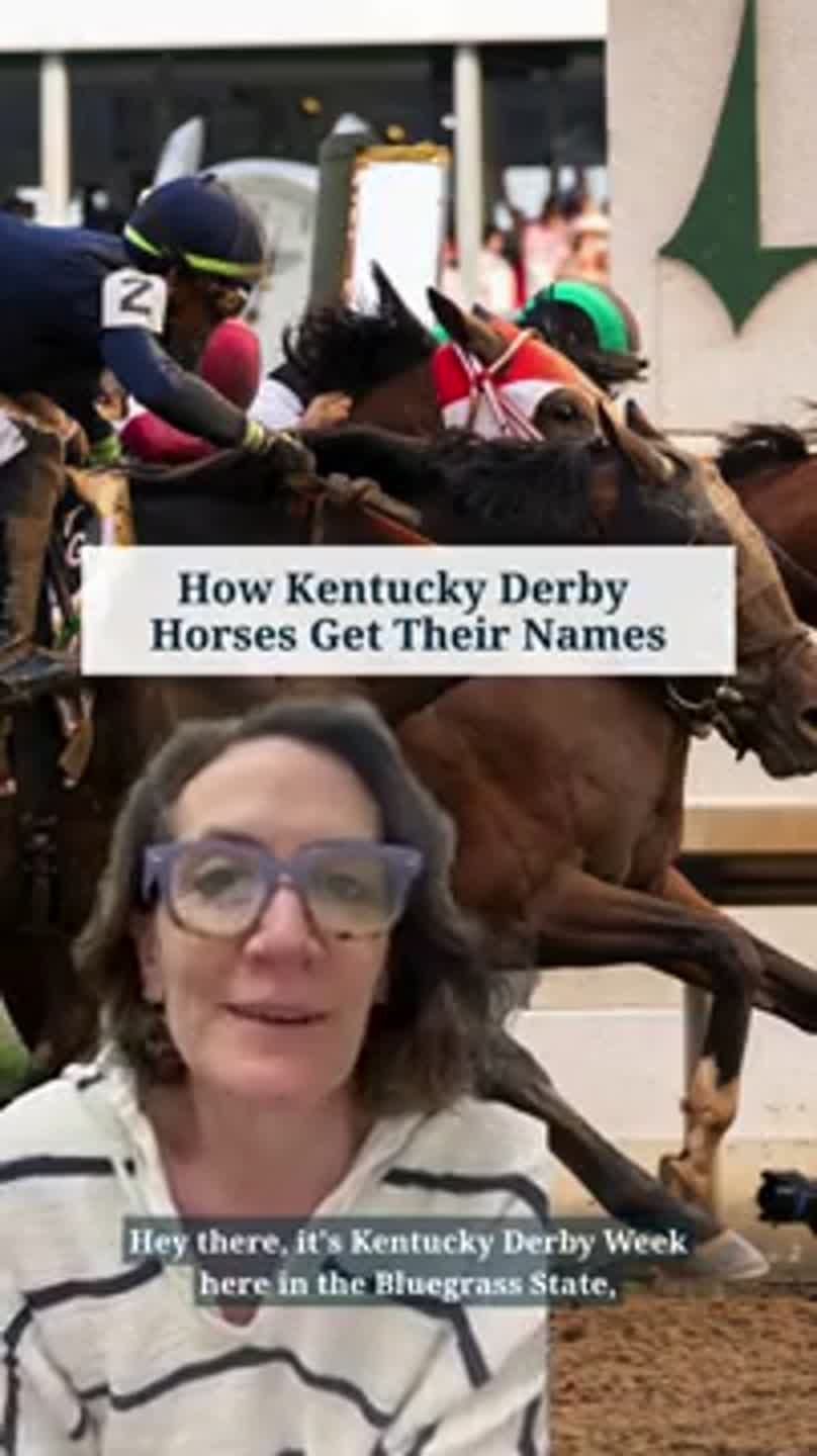 How Kentucky Derby  Horses Get Their Names