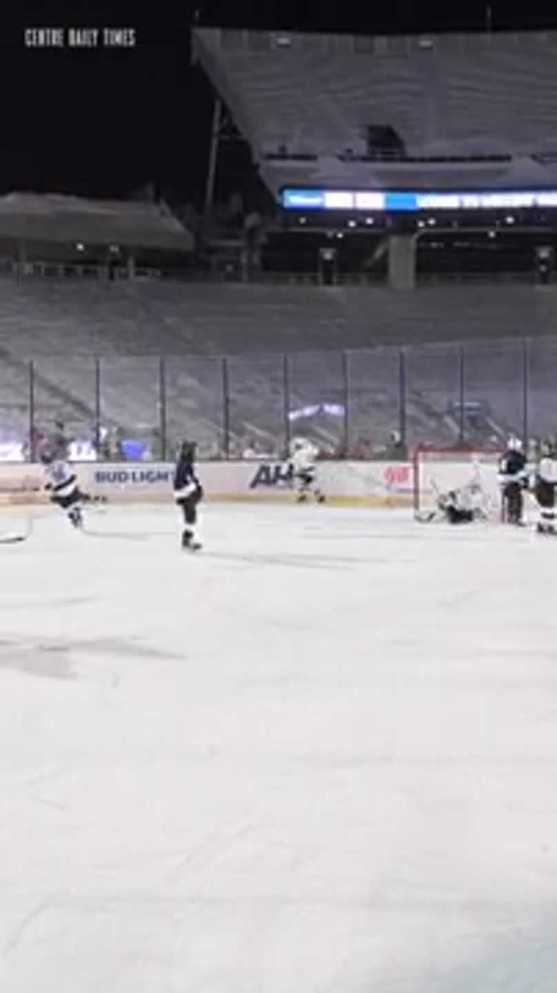Local youth hockey players get a night on the ice at Beaver Stadium