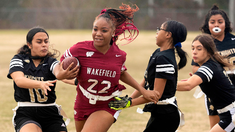 Wake kicks off women’s high school flag football league