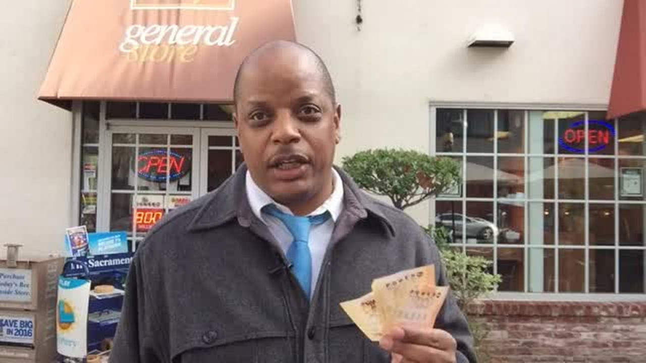 Video: In downtown Sacramento, Powerball jackpot fuels players' big dreams