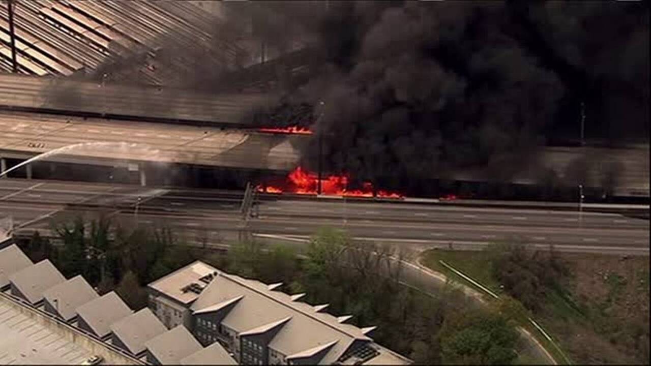 Atlanta shows off its traffic to the president