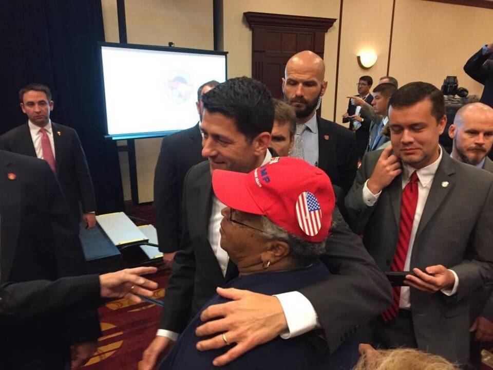House Speaker Paul Ryan appeals for unity to NC delegates
