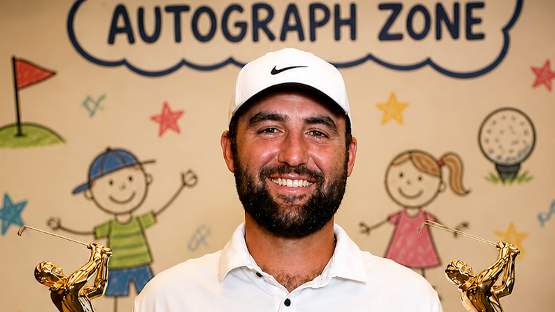 Cadillac Championship Kids Zone: Young fans get up close with golfers