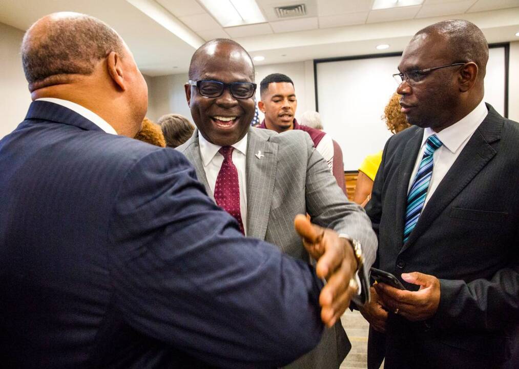 Dr. Johnson O. Akinleye introduced as NCCU’s new chancellor introduced in June 2017