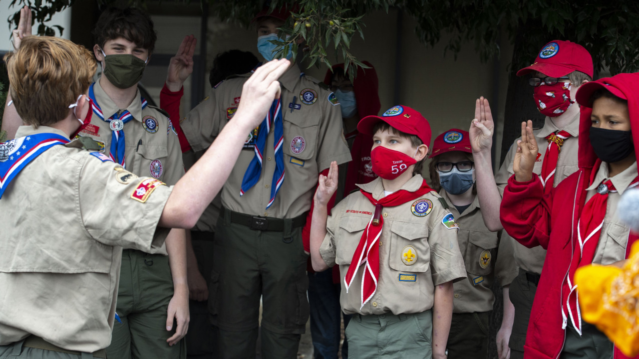 See how these Elk Grove Boy Scouts are giving back to their community this holiday season