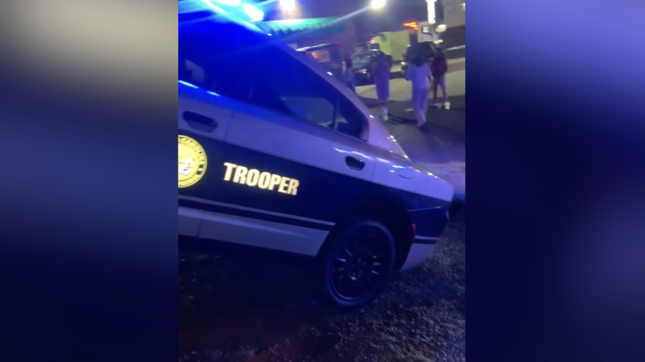 NC state trooper chasing a speeding driver crashed in the driveway of ...