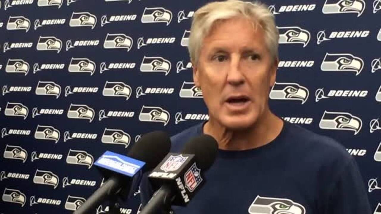 Seahawks coach Pete Carroll on who will and won't play Thursday vs. Vikings