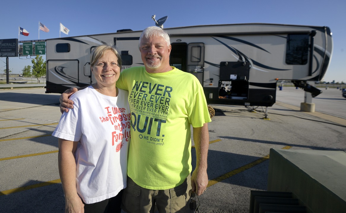 Die hard race fans start camping eight days before TMS races