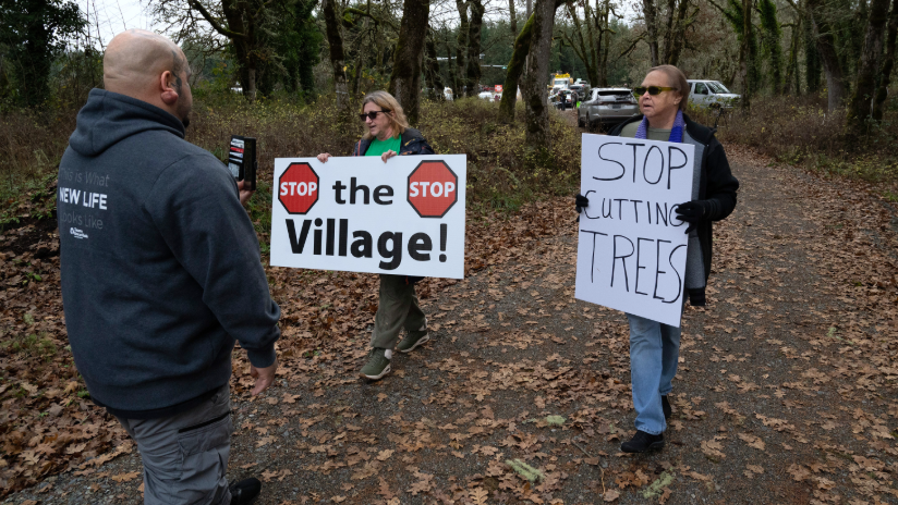 Will homeless village in Spanaway move forward? Judges hear court challenge