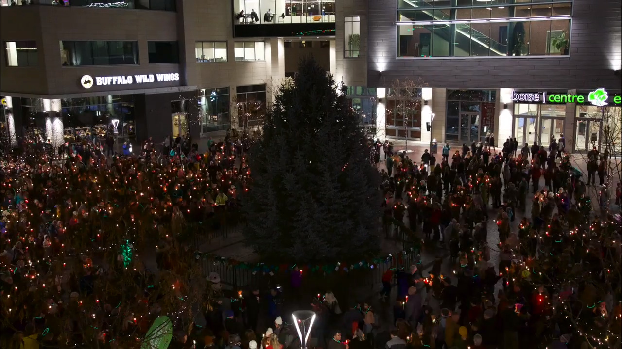 3, 2, 1 ... and Boise’s holiday tree is lit