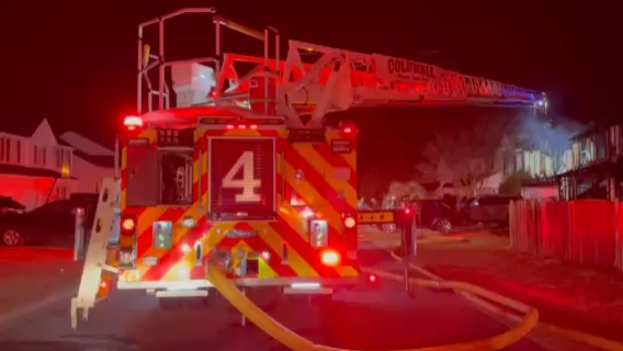 Officials respond to northeast Columbia house fire